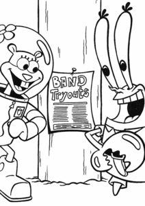 Desenho de Bob Esponja Desenho Colorir Imprimir 07