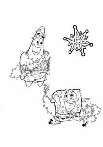 Desenho de Bob Esponja Desenho Colorir Imprimir 09