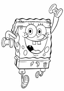 Desenho de Bob Esponja Desenho Colorir Imprimir 12