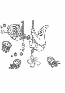 Desenho de Bob Esponja Desenho Colorir Imprimir 14