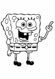 Desenho de Bob Esponja Desenho Colorir Imprimir 15