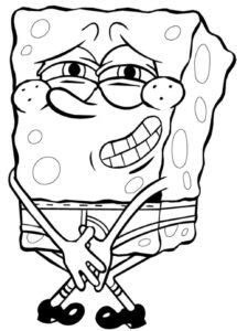 Desenho de Bob Esponja Desenho Colorir Imprimir 21