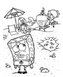 Desenho de Bob Esponja Desenho Colorir Imprimir 25