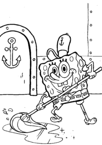 Desenho de Bob Esponja Desenho Colorir Imprimir 29
