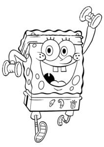 Desenho de Bob Esponja Desenho Colorir Imprimir 35