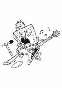 Desenho de Bob Esponja Desenho Colorir Imprimir 37