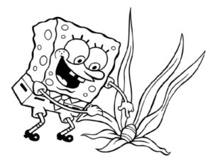 Desenho de Bob Esponja Desenho Colorir Imprimir 40