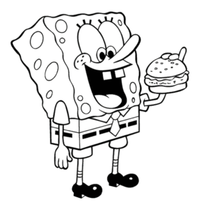 Desenho de Bob Esponja Desenho Colorir Imprimir 42