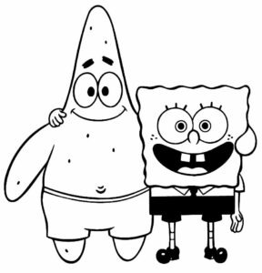 Desenho de Bob Esponja Desenho Colorir Imprimir 47