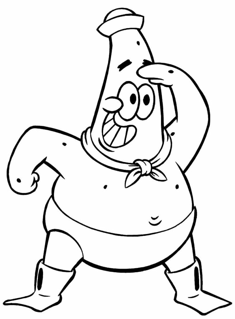 Desenhos do Bob Esponja para Imprimir e Colorir