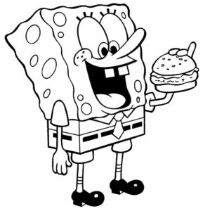 Desenho de Bob Esponja Desenho Colorir Imprimir 52