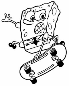 Desenho de Bob Esponja Desenho Colorir Imprimir 55