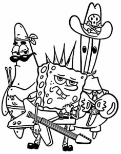 Desenho de Bob Esponja Desenho Colorir Imprimir 57