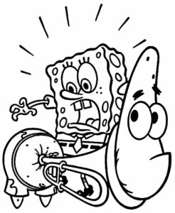 Desenho de Bob Esponja Desenho Colorir Imprimir 59