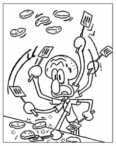 Desenho de Bob Esponja Desenho Colorir Imprimir 64