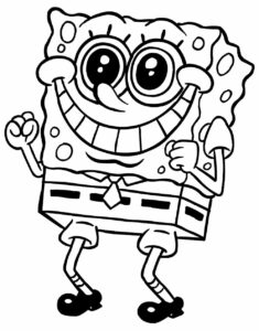 Desenho de Bob Esponja Desenho Colorir Imprimir 66