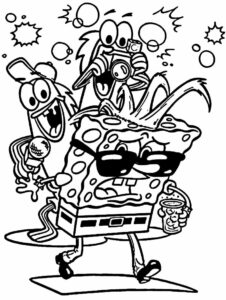 Desenho de Bob Esponja Desenho Colorir Imprimir 67