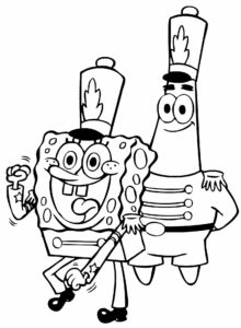 Desenho de Bob Esponja Desenho Colorir Imprimir 69