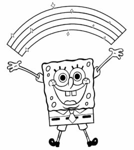 Desenho de Bob Esponja Desenho Colorir Imprimir 70