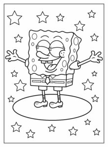 Desenho de Bob Esponja Desenho Colorir Imprimir 71