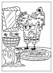 Desenho de Bob Esponja Desenho Colorir Imprimir 72