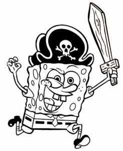 Desenho de Bob Esponja Desenho Colorir Imprimir 73