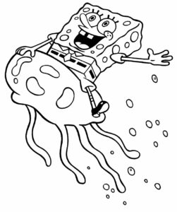 Desenho de Bob Esponja Desenho Colorir Imprimir 74