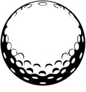 Desenho de Bola De Golfe