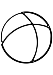 Desenho de Bola Para Colorir 4