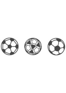 Desenho de Bola Para Colorir Futebol 5