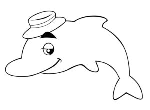 Desenho de Boto Cor De Rosa Para Colorir Pintar