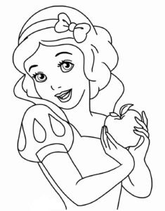 Desenho de Branca De Neve Desenho Colorir Imprimir 05