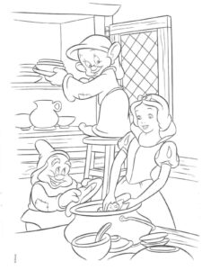 Desenho de Branca De Neve Desenho Colorir Imprimir 15