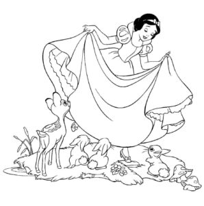 Desenho de Branca De Neve Desenho Colorir Imprimir 16