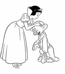 Desenho de Branca De Neve Desenho Colorir Imprimir 19