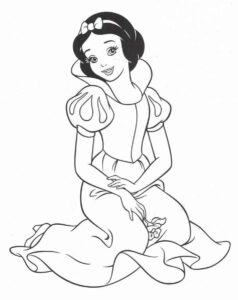Desenho de Branca De Neve Desenho Colorir Imprimir 23