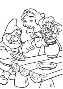Desenho de Branca De Neve Desenho Colorir Imprimir 25