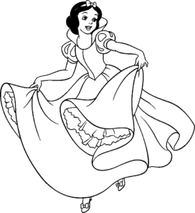 Desenho de Branca De Neve Desenho Colorir Imprimir 27