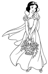 Desenho de Branca De Neve Desenho Colorir Imprimir 34
