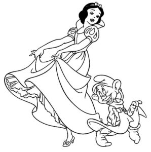 Desenho de Branca De Neve Desenho Colorir Imprimir 35