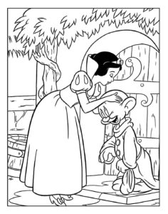 Desenho de Branca De Neve Desenho Colorir Imprimir 42