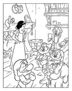 Desenho de Branca De Neve Desenho Colorir Imprimir 44