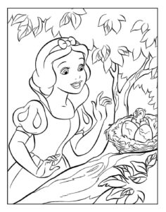 Desenho de Branca De Neve Desenho Colorir Imprimir 45