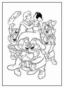 Desenho de Branca De Neve Desenho Colorir Imprimir 52