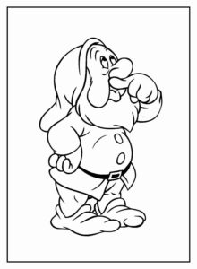Desenho de Branca De Neve Desenho Colorir Imprimir 53