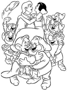 Desenho de Branca De Neve Desenho Colorir Imprimir 61