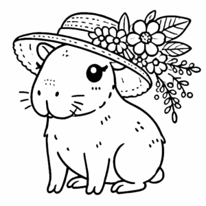 Desenho de Capivara Desenho Colorir Imprimir 166