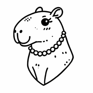 Desenho de Capivara Desenho Colorir Imprimir 167