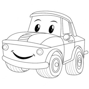 Desenho de Carro Desenho Colorir Imprimir 01
