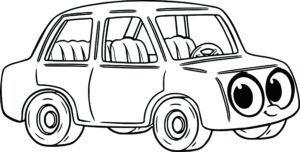 Desenho de Carro Desenho Colorir Imprimir 02